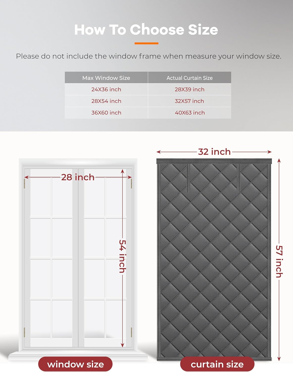 Magnetic Thermal Insulated Door Curtain - Windproof Privacy Light Blocker for Home Garage Shop