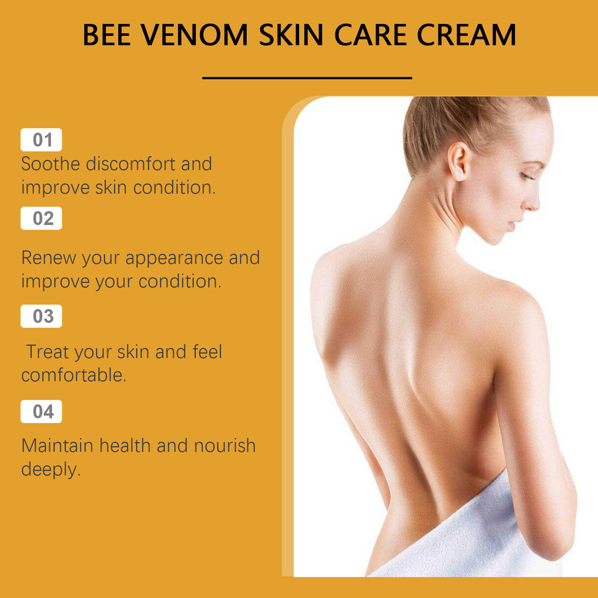 Nourishing Skin & Neck Cream with Aloe Bee Venom Mint 30g