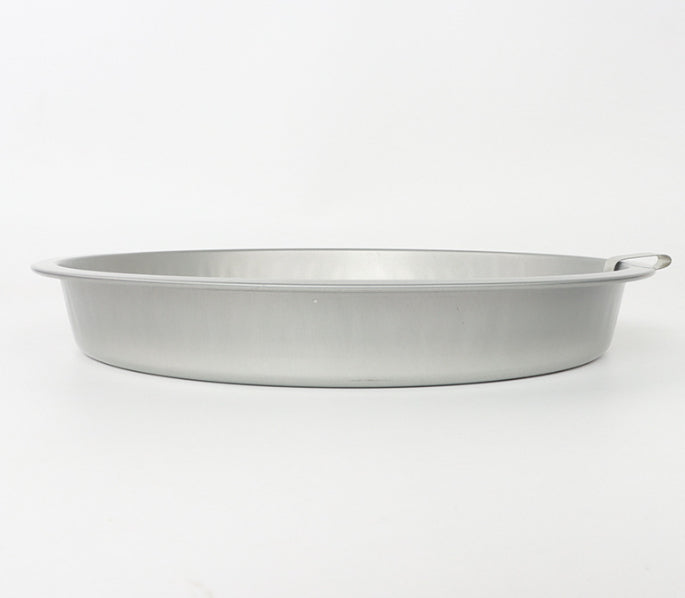 Round Cake Pan Baking Mold - 25x25x3.5cm Non-Stick Tinplate