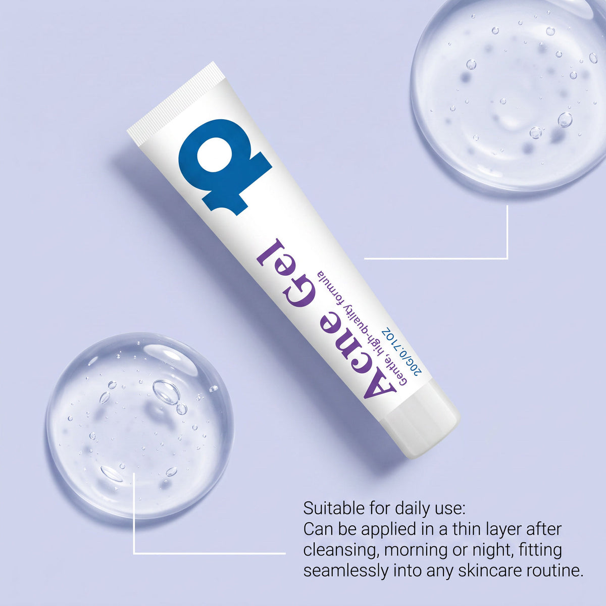 Acne-Removal Soothing Gel 20g with Aloe Vera & Arnica Extract for Skin Care