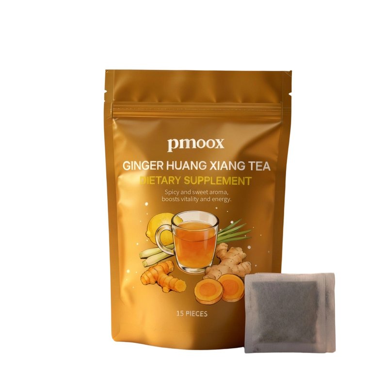 Ginger Lemon Herbal Tea Bags - 15 Pack