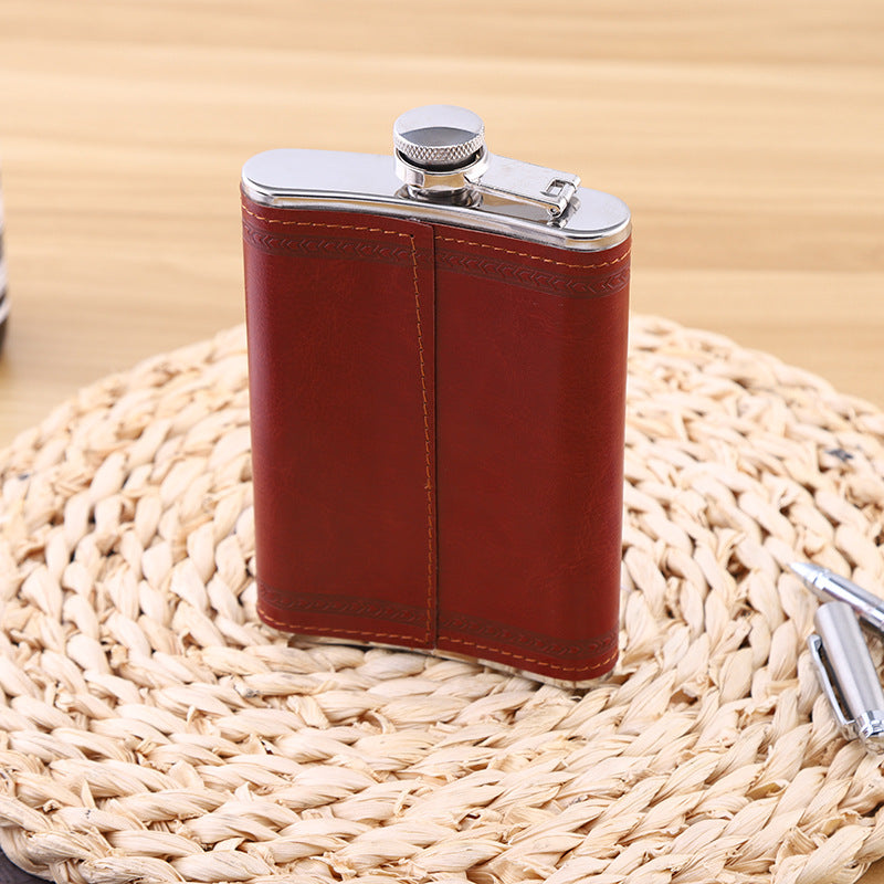 Stainless Steel Wine Bottle Carrier - Portable Outdoor Carry-On