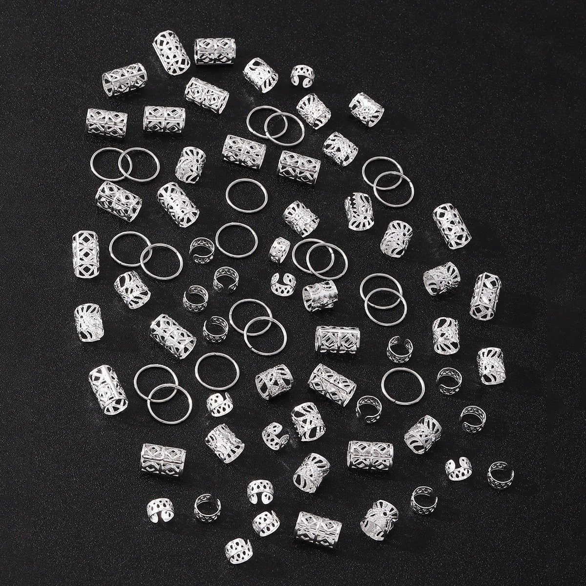 Women's Metal Ponytail Hair Clip - Trendy Circle Hair Accessory