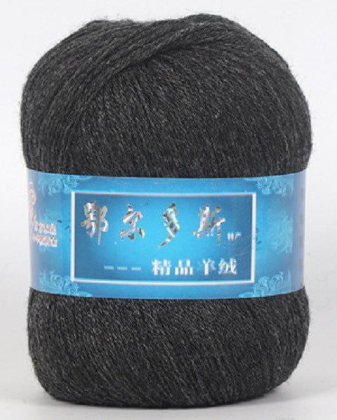Hand-Knitted Cashmere Yarn for Knitting & Crocheting - Medium Coarse Pure Wool Thread