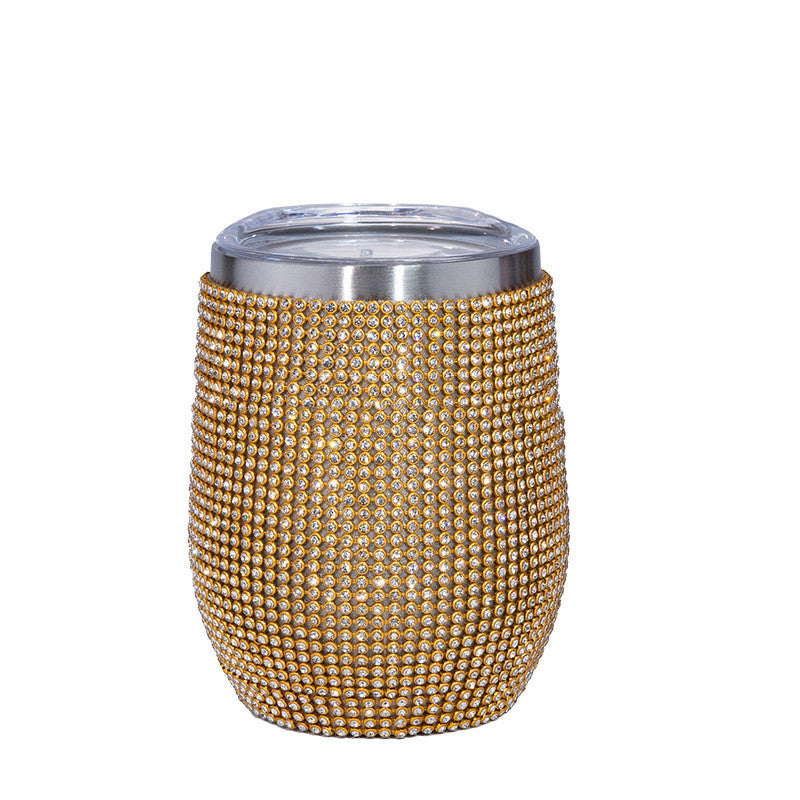 Stainless Steel Diamond Cup with Insulation - Multi-Color 12oz Drinkware