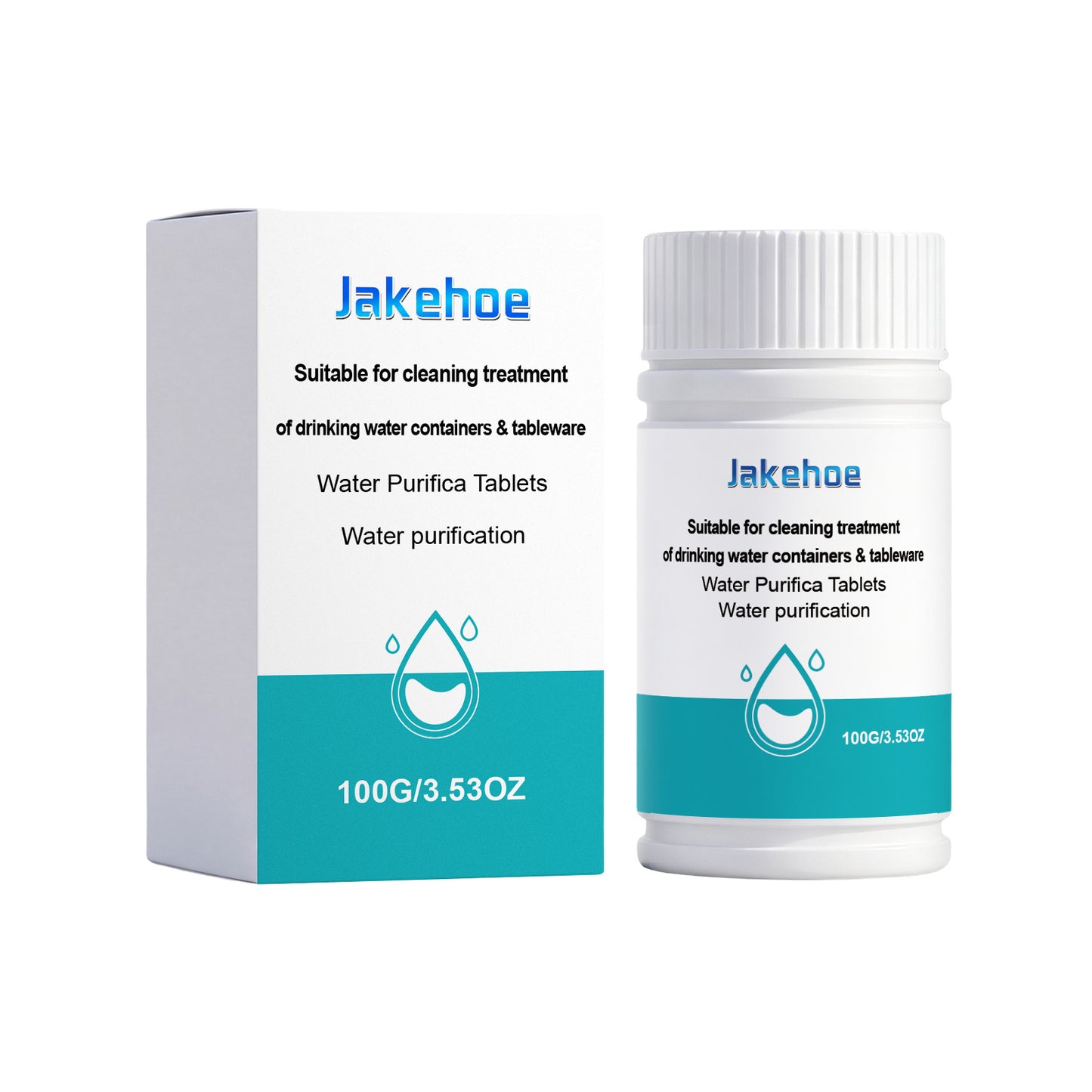 Water Purification Tablets - 100g Pack for Clean Drinking Water