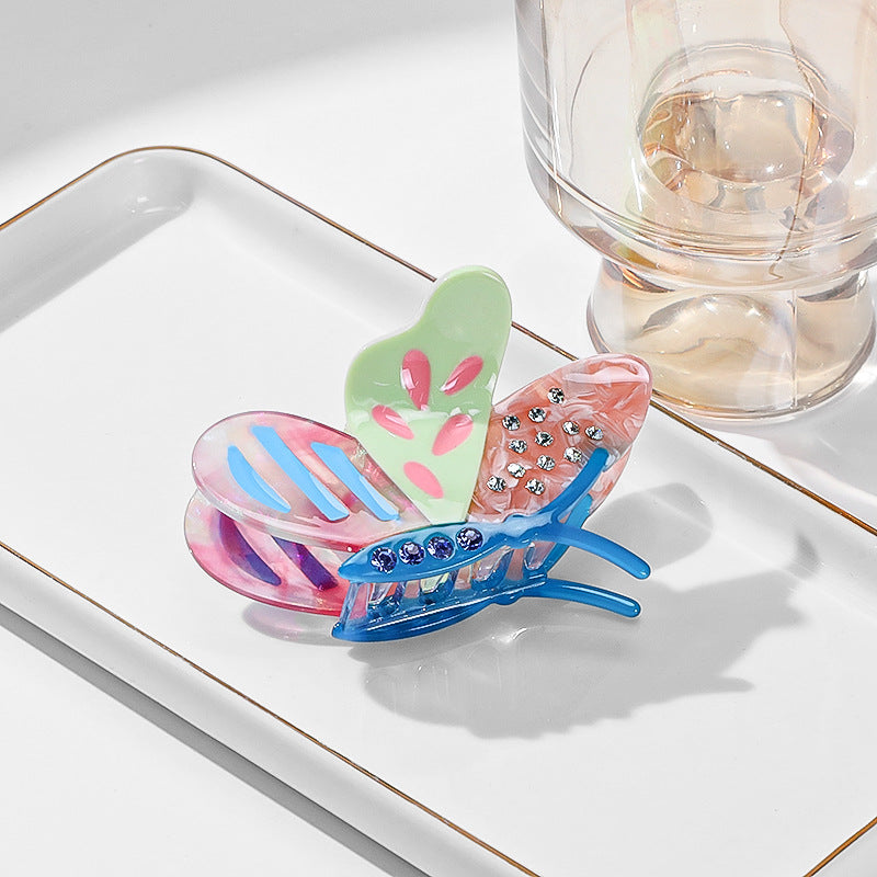 Acetate Hair Grab Clip - Korean Style Shark Grip
