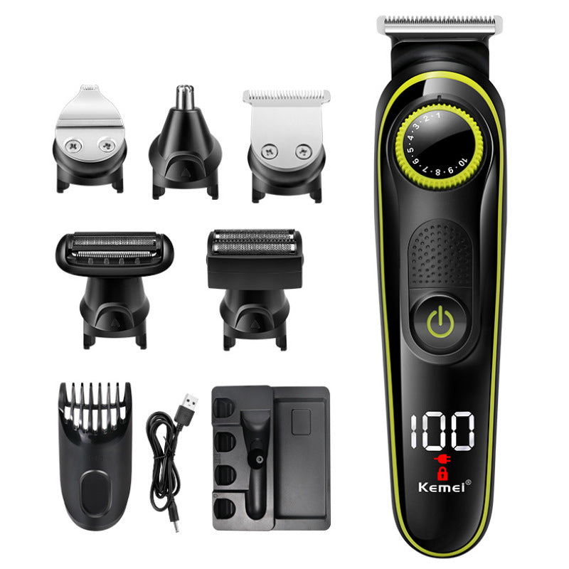 5-in-1 Electric Hair Clipper Trimmer - USB Rechargeable