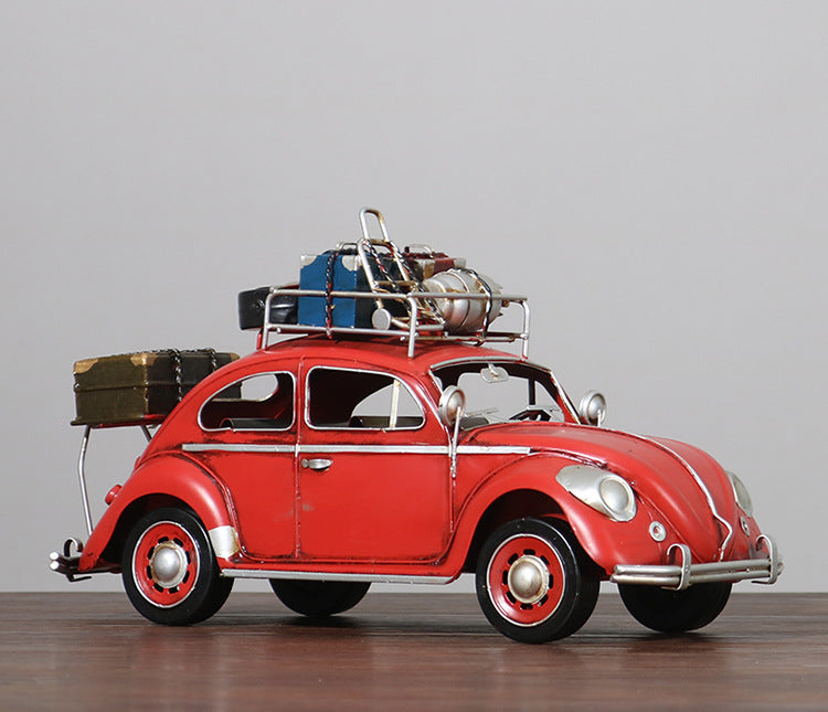 Retro Iron Car Model Decoration - Classic Vehicle Home & Garden Prop
