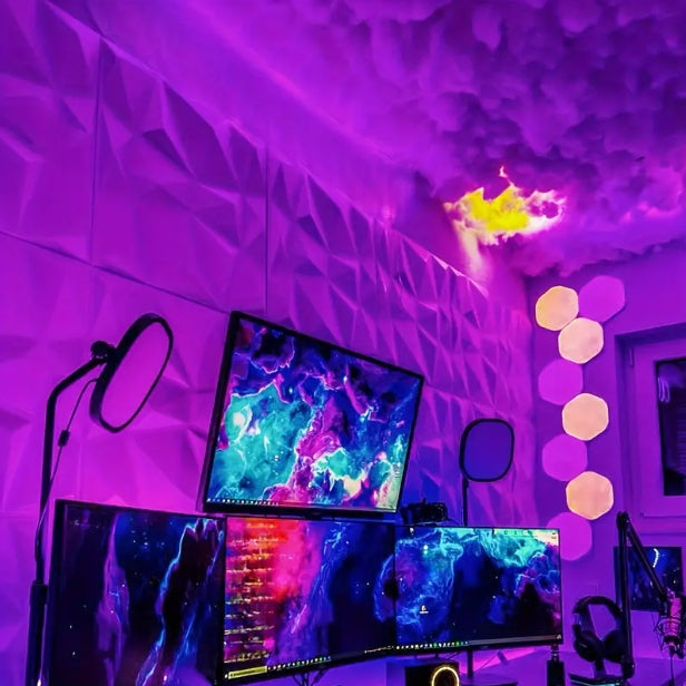 Remote-Controlled RGB Cloud Lamp LED Night Light Creative Home Decor