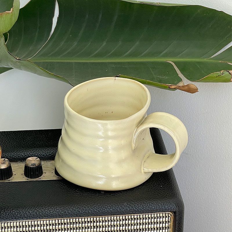 Ceramic Mug with Stoneware Glaze - Chinese Style Drinkware - 250ml Capacity