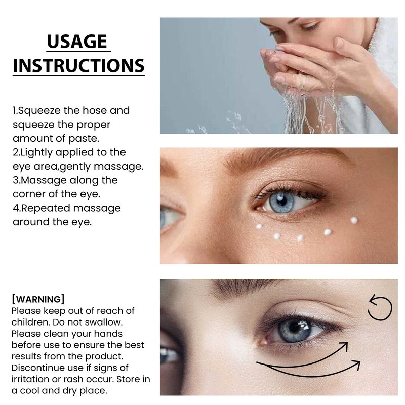 Anti-Aging Eye Cream with Collagen & Gold - Moisturizing & Firming Treatment