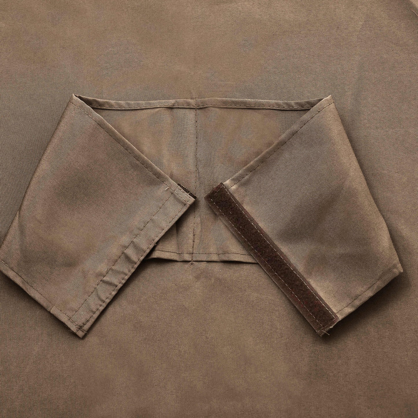 Gazebo Sidewall Set with Hooks & C-Rings - Brown, 9.84' x 9.84'