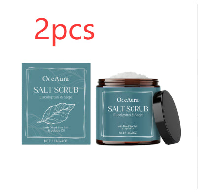 Sea Salt Body Scrub - Natural Exfoliating Skin Care for Face & Body