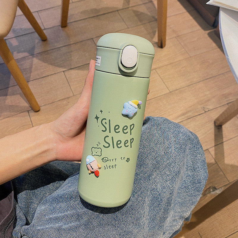 Insulated Stainless Steel Travel Mug with Thermos Cup 460ml - Multiple Colors