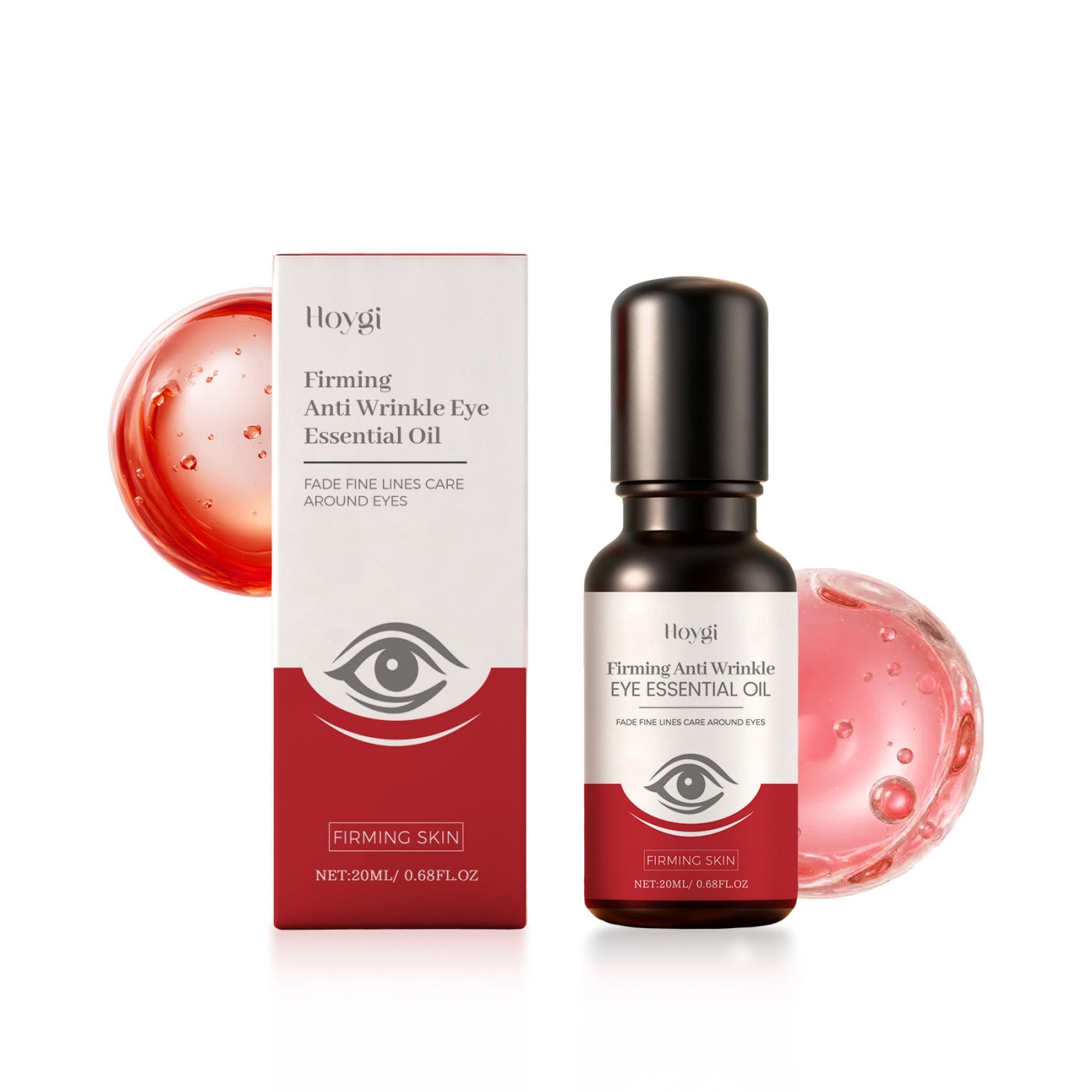 Light Wrinkle Firming Eye Oil - 20ml Facial Skincare Serum for Eye Area