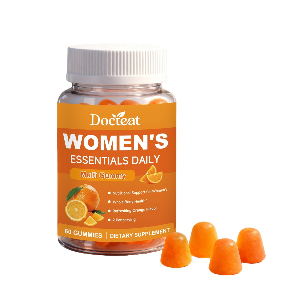 Vitamin C, D & Zinc Gummies - 60 Count Multivitamin