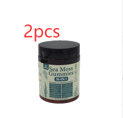 Sea Moss Gummies with Black Seed Oil - 30 Tablets