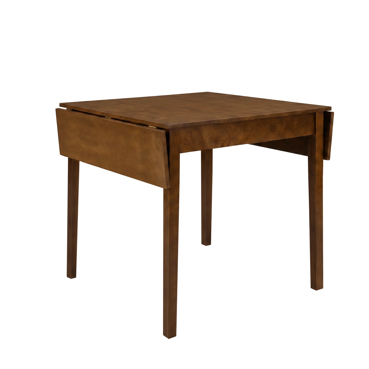 Extendable Folding Dining Table for 4 - Walnut Wood