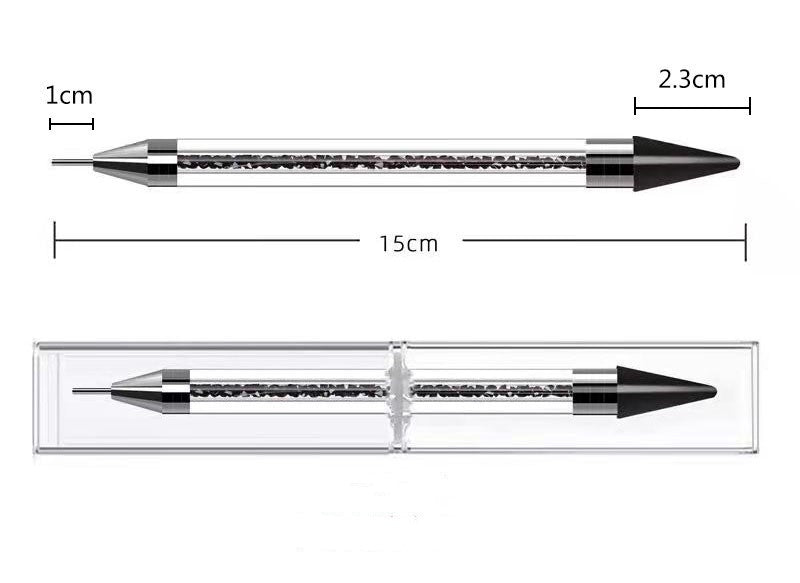 Double-Headed Nail Embossing Silicone Pen for Nail Art Tools
