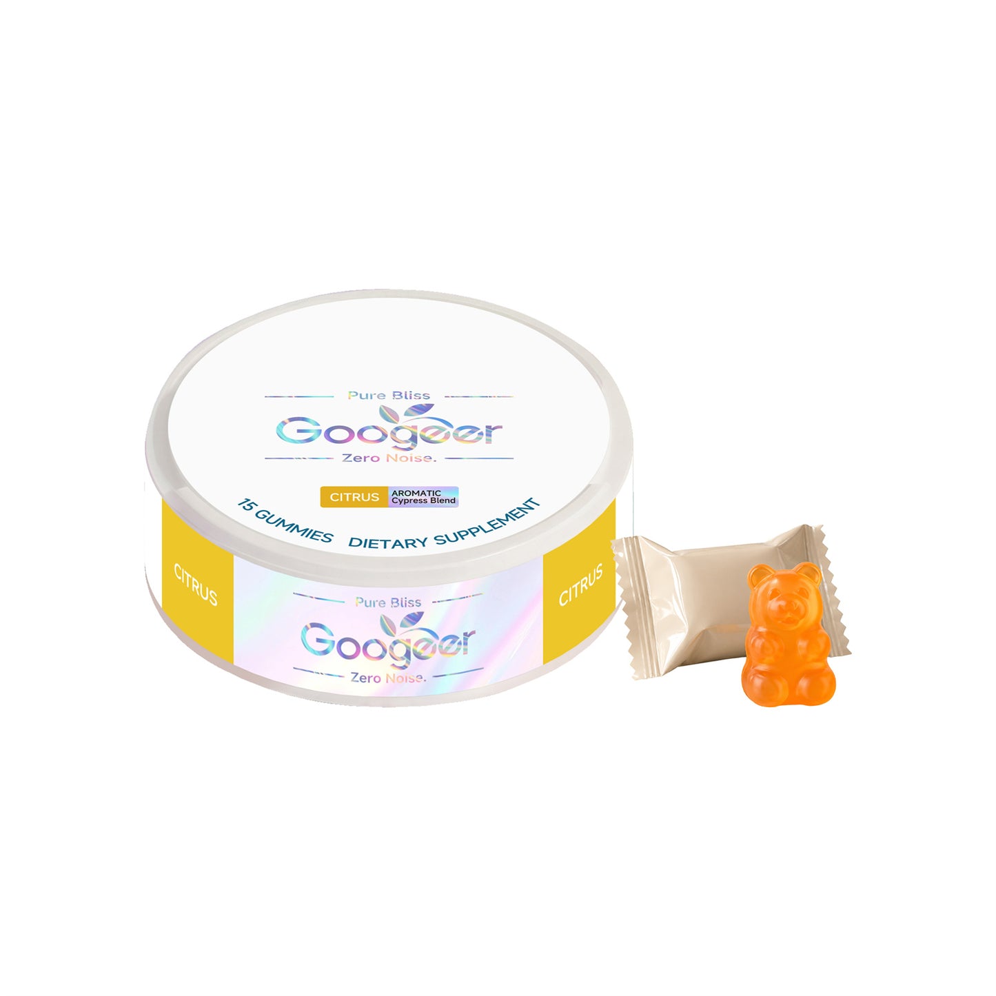 Herbal Energy Gummies with Citrus & Rhodiola - 15 Pack