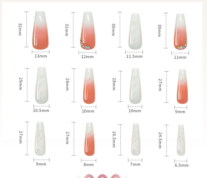 White Smudges Nail Art Enhancement Kit