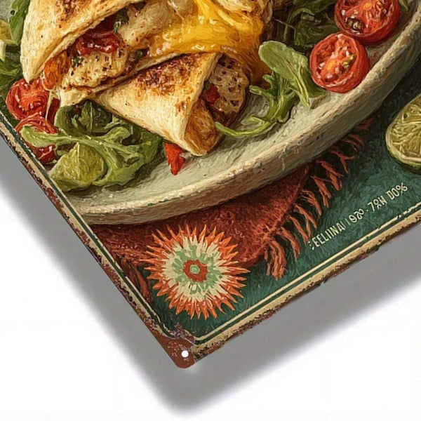 Metal Tin Wall Sign - 20 cm x 20 cm Decorative Art