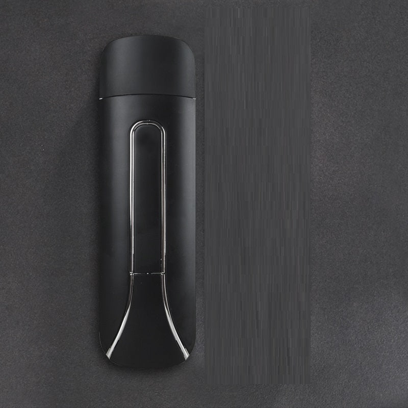 Large Capacity Manual Soap Dispenser with Electroplating Finish - Bathroom Storage