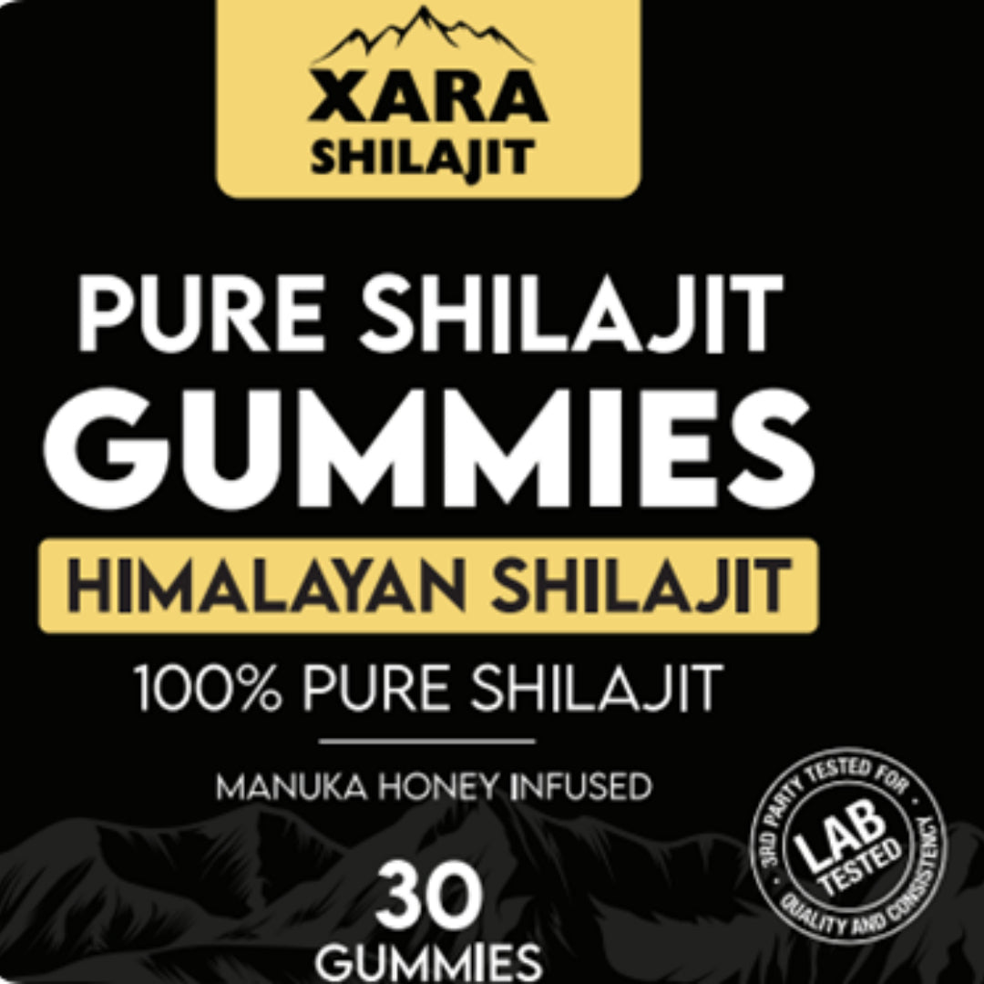 Shilajit Gummies Adult Dietary Supplement - Multiple Bottle Sizes