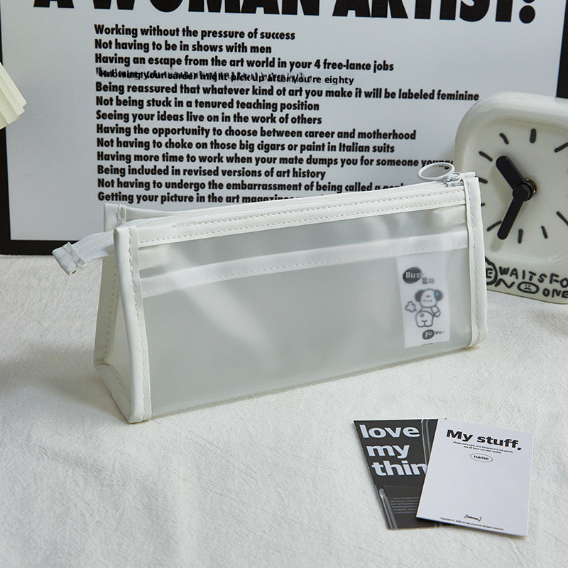 Dog Stationery Bag - White Opp Bag for Pet Accessories