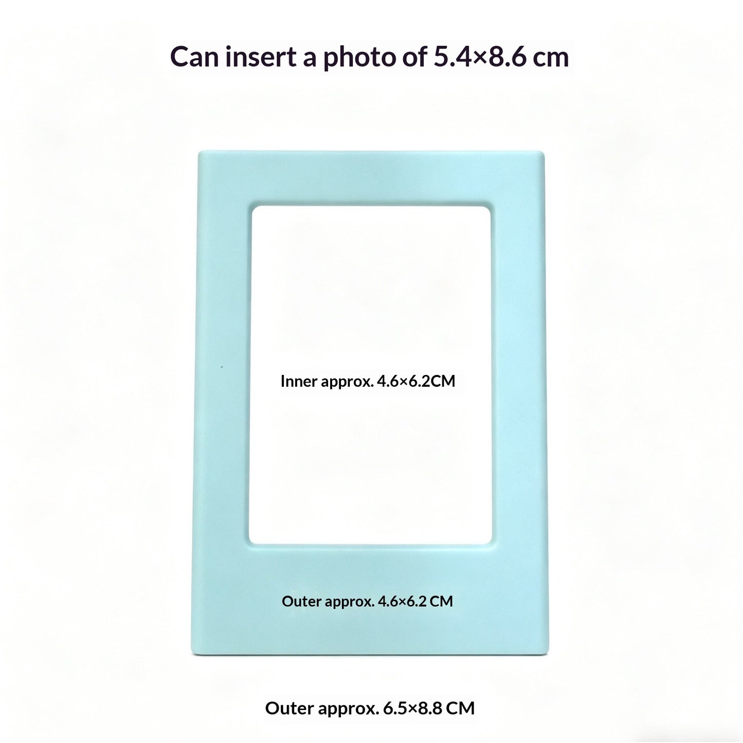 Magnetic DIY Transparent Photo Frame 3-inch for Home & Office Decor