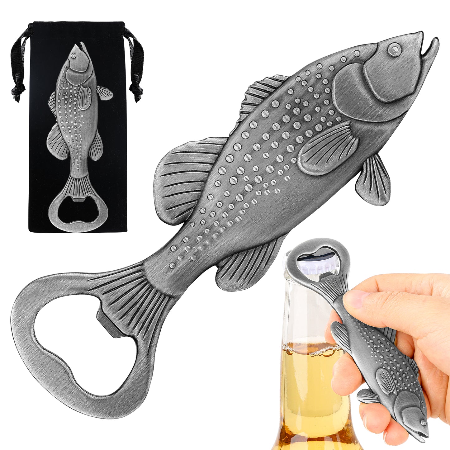 Creative Sea Bass Bottle Opener - Unique Bar Tool for Enthusiasts