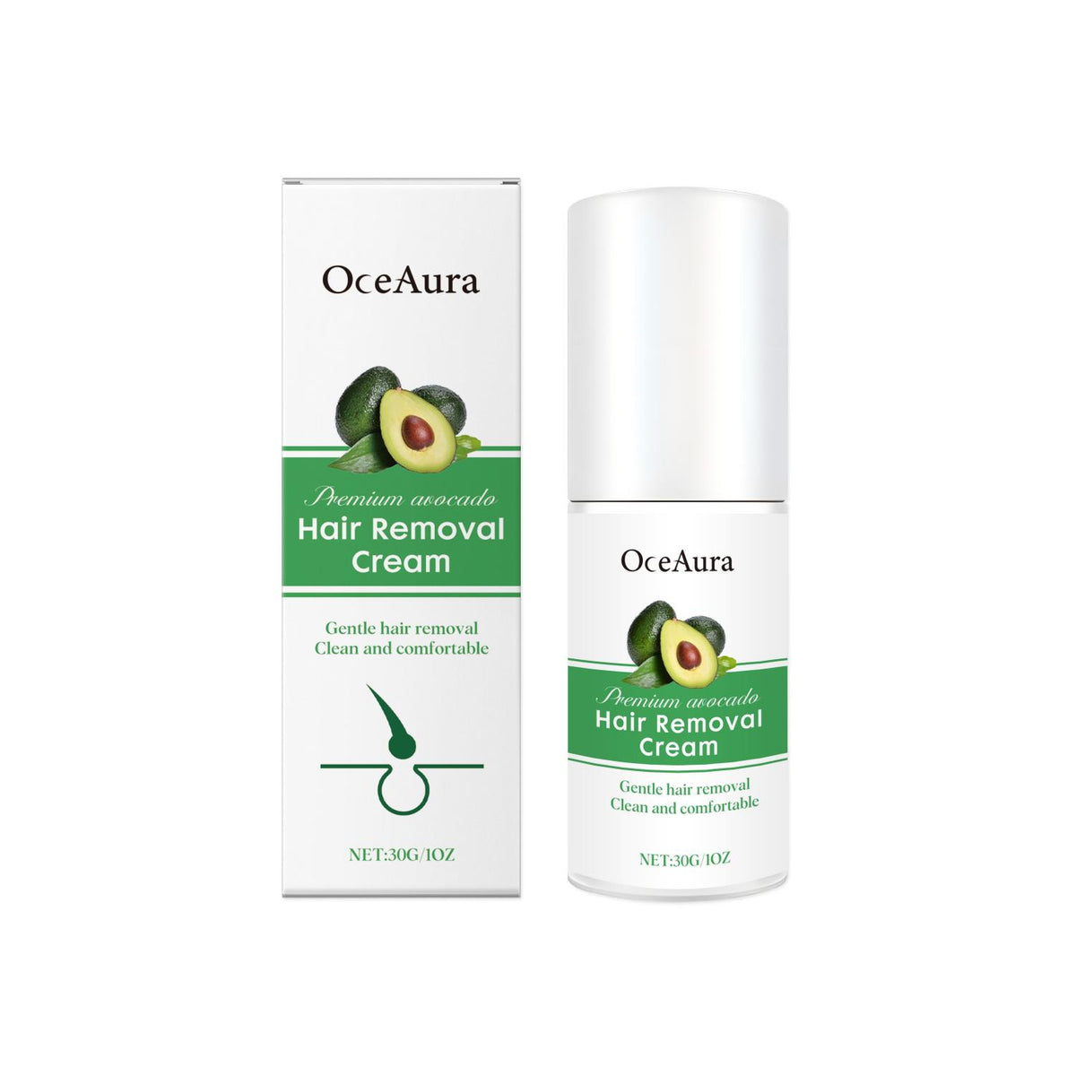 Avocado Hair Removal Cream for Sensitive Skin - 30g