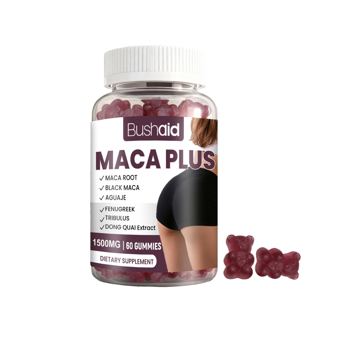 Maca Root & Fenugreek Gummies Dietary Supplement - 60 Count
