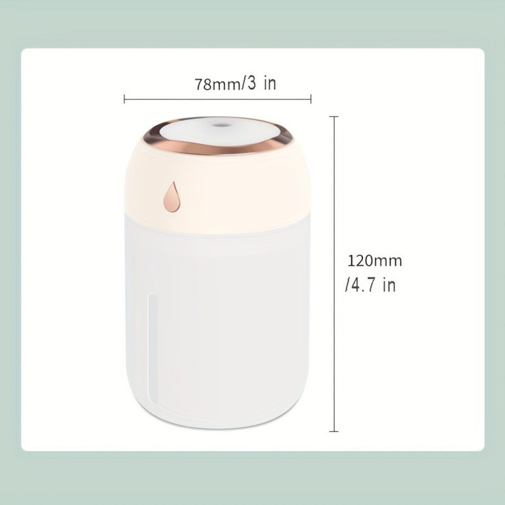 Portable Mini Humidifier 220ml Small Cool Mist USB Desktop for Bedroom Travel Office