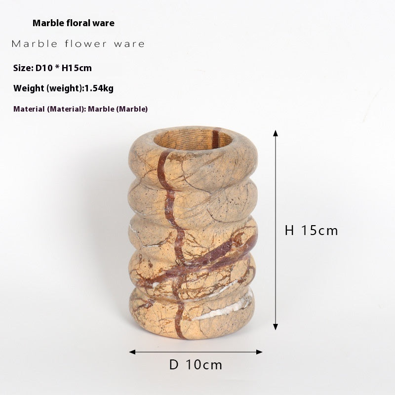Marble Vase Decoration - Large and Small Sizes for Home & Garden