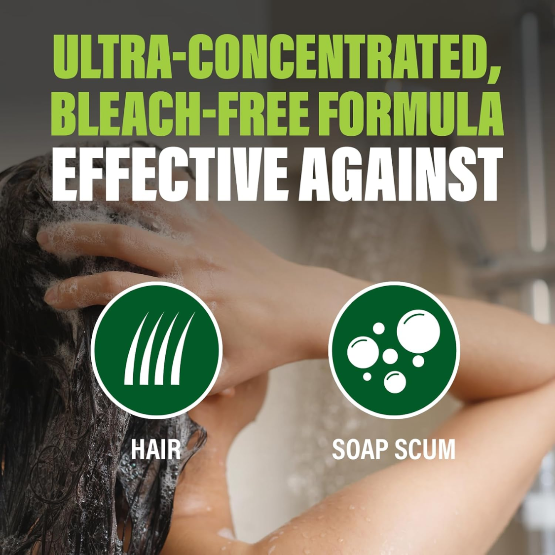 Drain Clog Remover Cleaner - Eco-Friendly Hair & Soap Dissolver for Bathroom & Kitchen Pipes - Green Variant