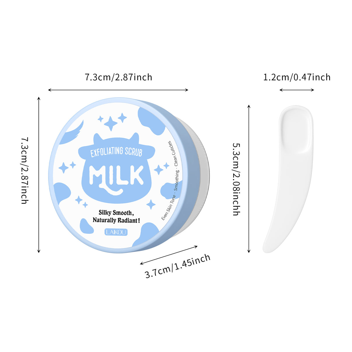 90g Softening Skin Cleaning Milk Facial Scrub