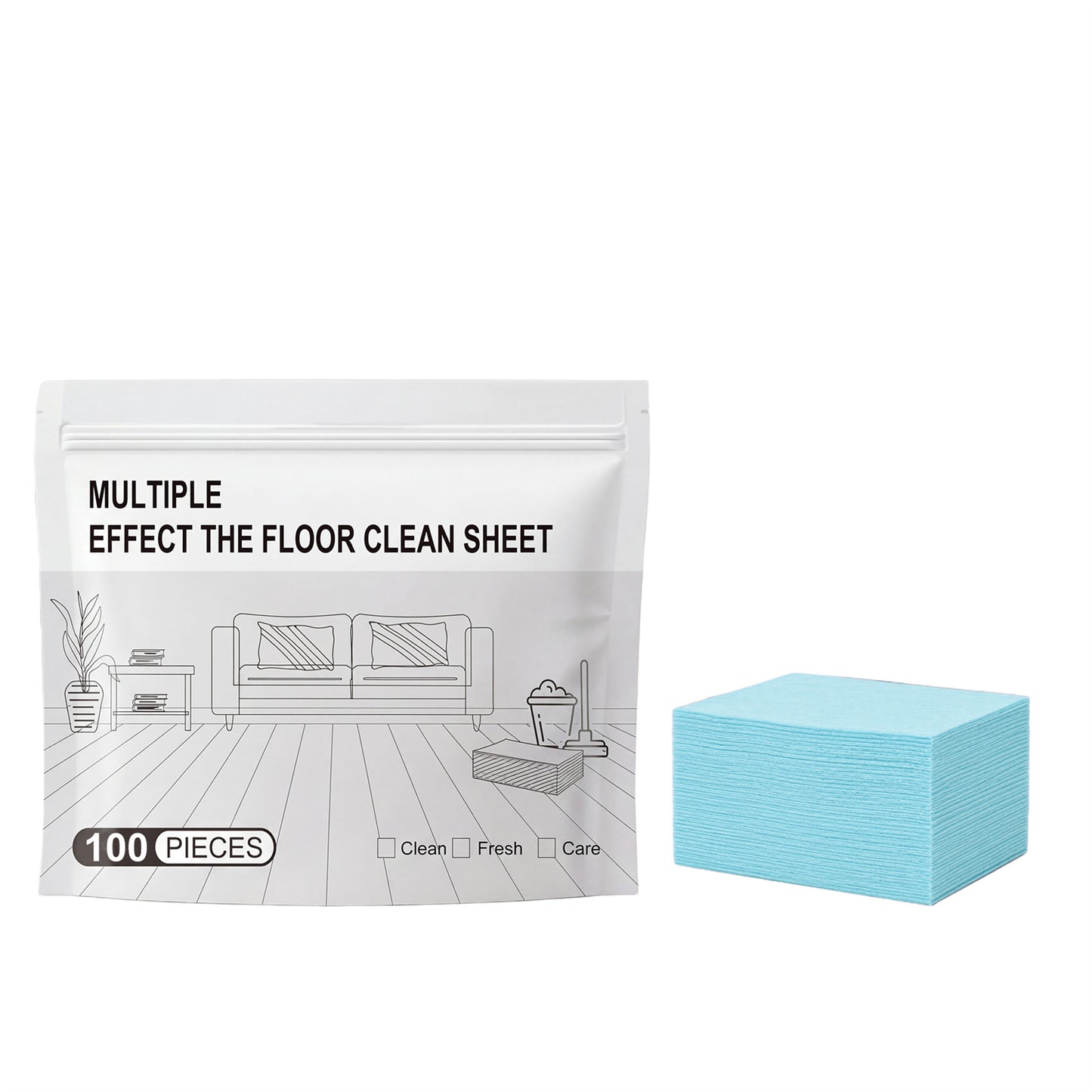 Floor Cleaning Sheets - 30 to 100 Pieces Available