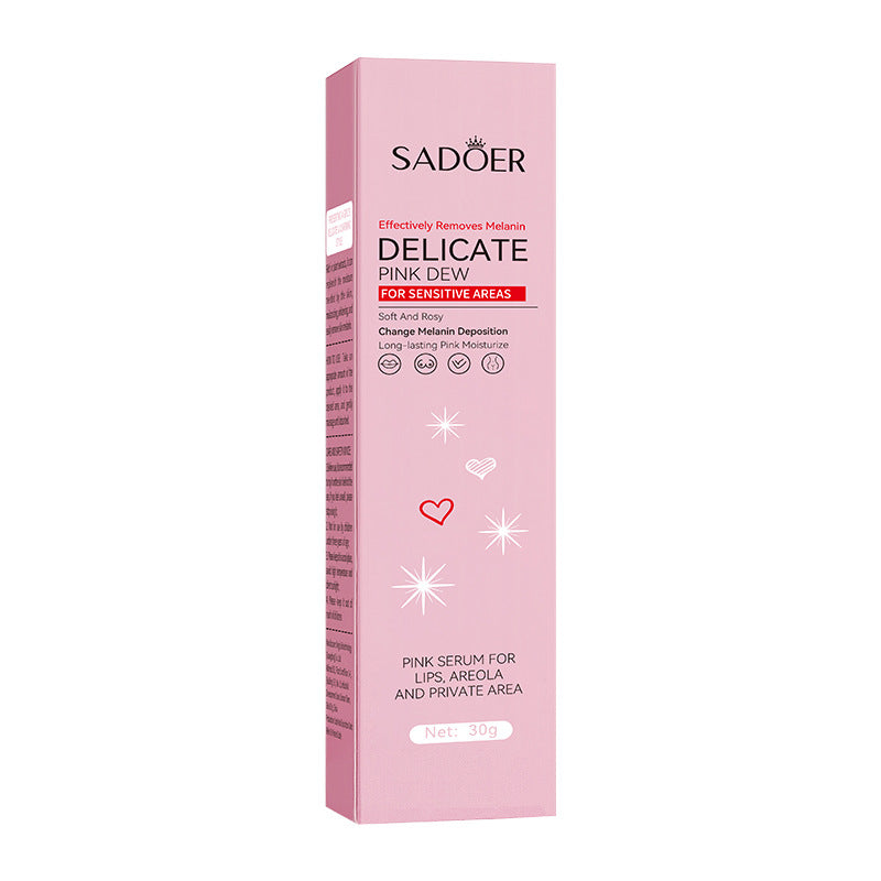 Lip & Areola Tender Red Gel - Delicate Pink Cream 30g for Skin Care
