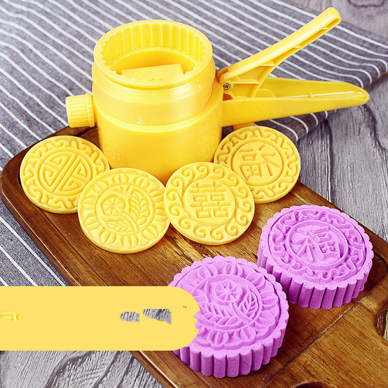 Moon Cake Mold Kit - Buckle Type Snow Skin Printing Tool for Traditional Mooncakes