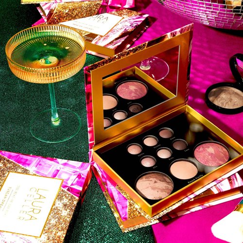 LAURA GELLER NEW YORK The Best of the Best Baked Palette - Tuscan Dreams - Full Size - Includes Bronzer, Blush, Highlighter and 6 Eyeshadows - Travel-Friendly (Best of the Best Tuscan Dreams)
