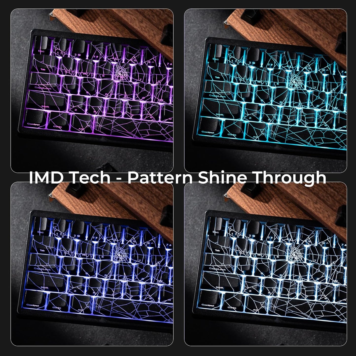 XVX M67 Wireless 60% Percent Keyboard, QMK/VIA Topographic Gaming Keyboard, Tri-Mode Thocky Creamy Mechanical Key Board, Hot Swappable Gasket Mount RGB IMD Tech for Win/Mac, Miami Theme, White