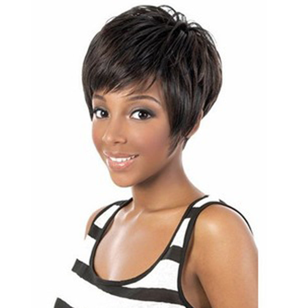 Women's Short Curly Synthetic Wig - High Temperature Heat Resistant