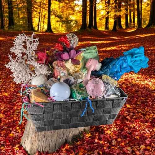 Autumn Nights Bath Bouquet | Spa Gift Basket | Handmade Soaps & More | Gift Basket