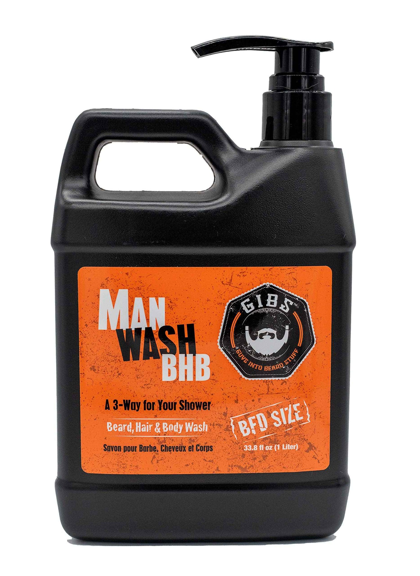 GIBS Grooming Man Wash Shampoo and Biofuel Conditioner, 33.8 fl. oz.