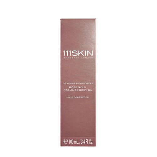 111Skin Rose Gold Radiance Body Oil, Non-Greasy Moisturizing Oil, Soothing Body Oil Containing Damask Rose Extract, Green Microalgae & Chamomile, 3.4 Fl. Oz.