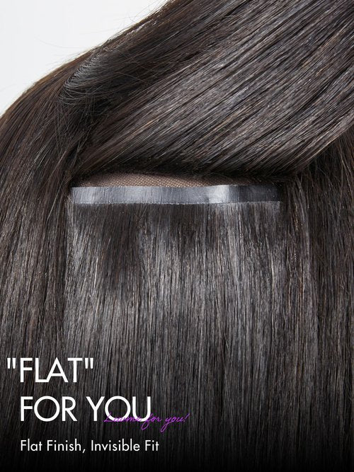 LUVME HAIR Clip in Hair Extensions, Silky Straight Human Hair Clip in Extensions for Women, Natural Black Hair Extensions, 70g 3pcs 22 Inch