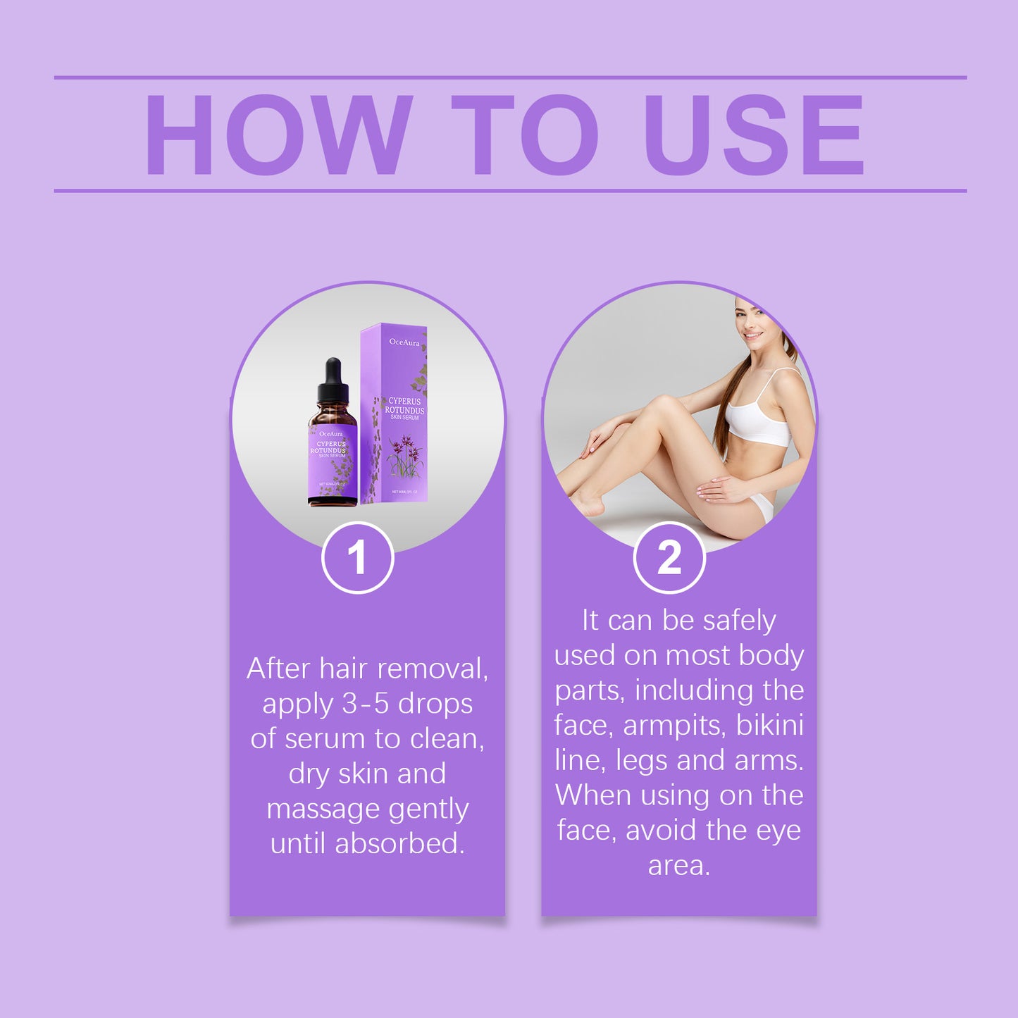 Hair Removal Essence - Gentle Post-Shave Skin Care Serum - 60ml