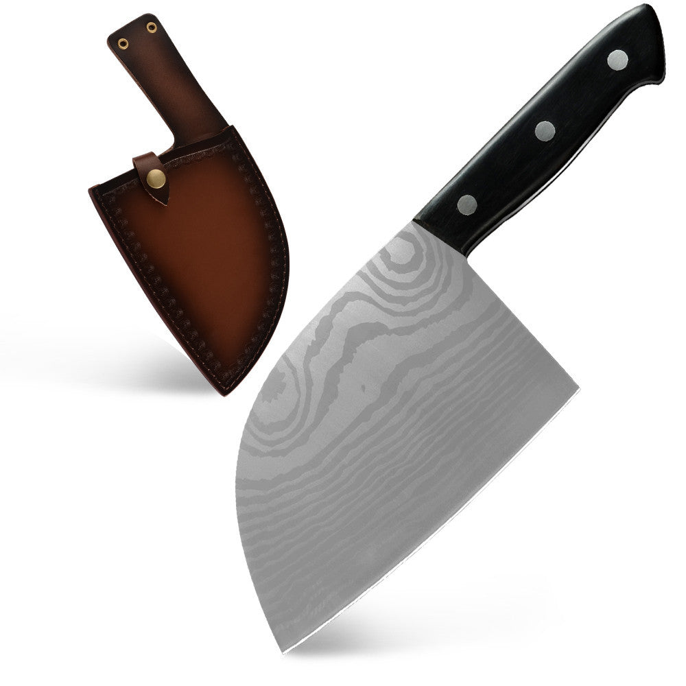 Stainless Steel Butcher Knife - Hand Forged Kitchen Knife